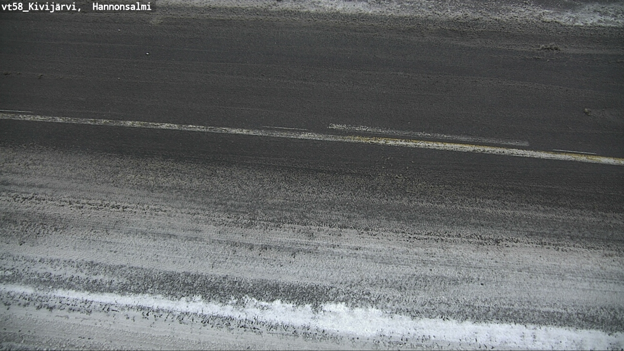 Weather Camera Image Väg 58 Kivijärvi, Hannonsalmi, Kivijärvi, Keski-Suomi