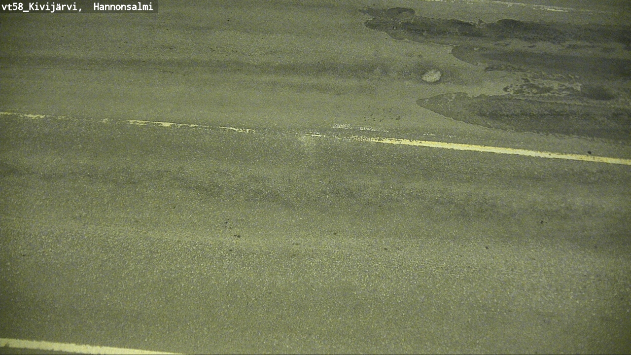 Weather Camera Image Road 58 Kivijärvi, Hannonsalmi, Kivijärvi, Keski-Suomi