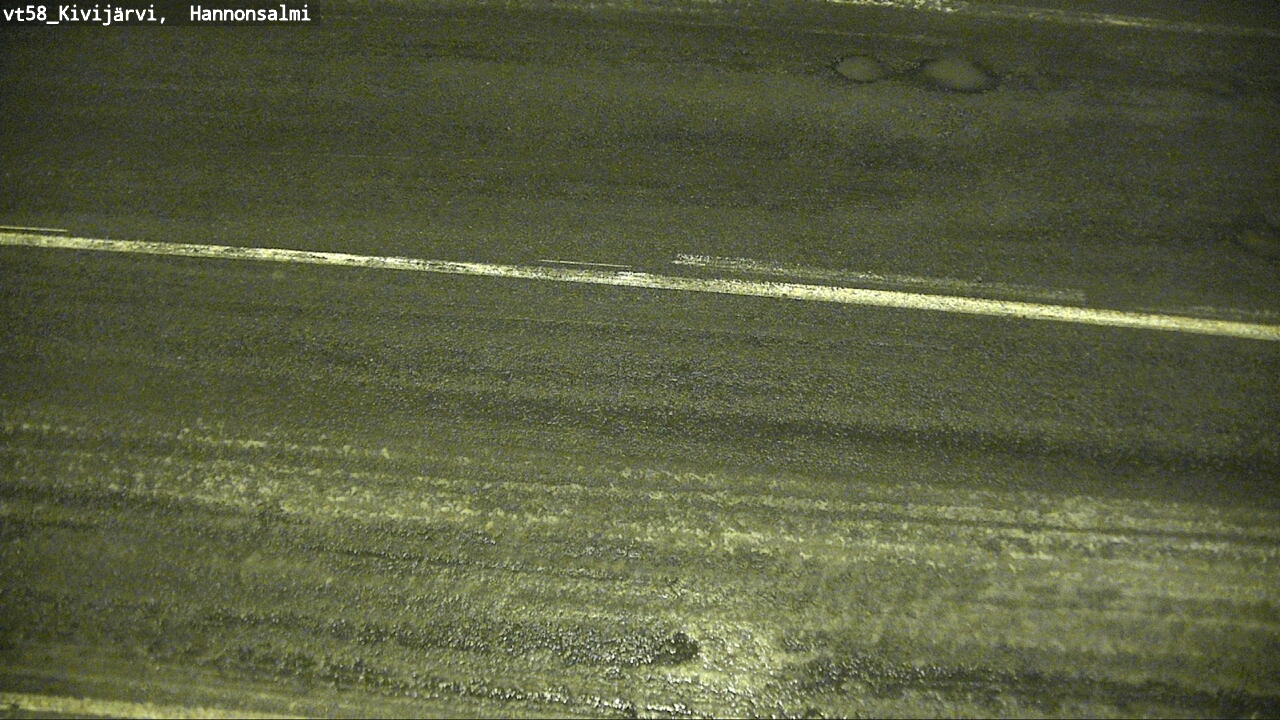 Weather Camera Image Road 58 Kivijärvi, Hannonsalmi, Kivijärvi, Keski-Suomi