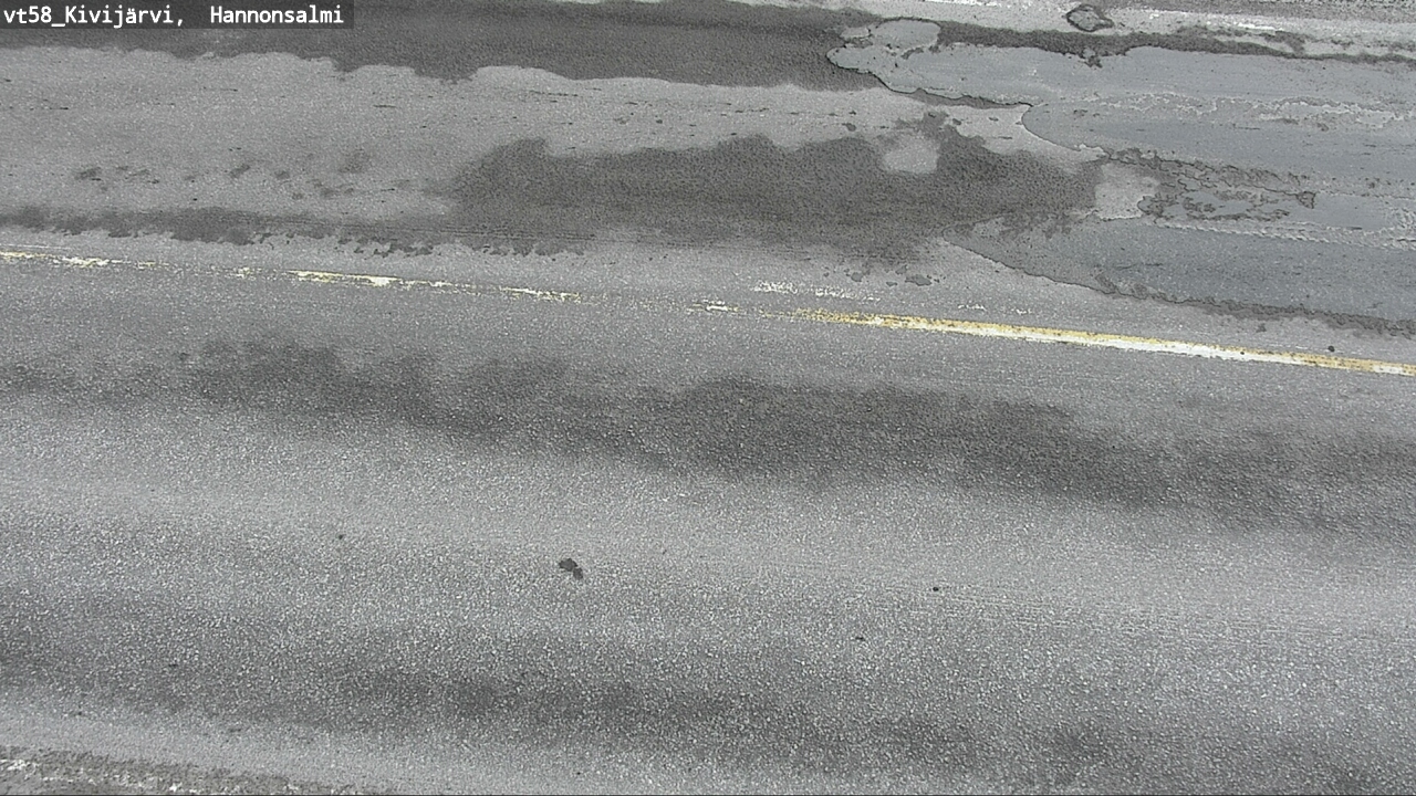 Weather Camera Image Road 58 Kivijärvi, Hannonsalmi, Kivijärvi, Keski-Suomi