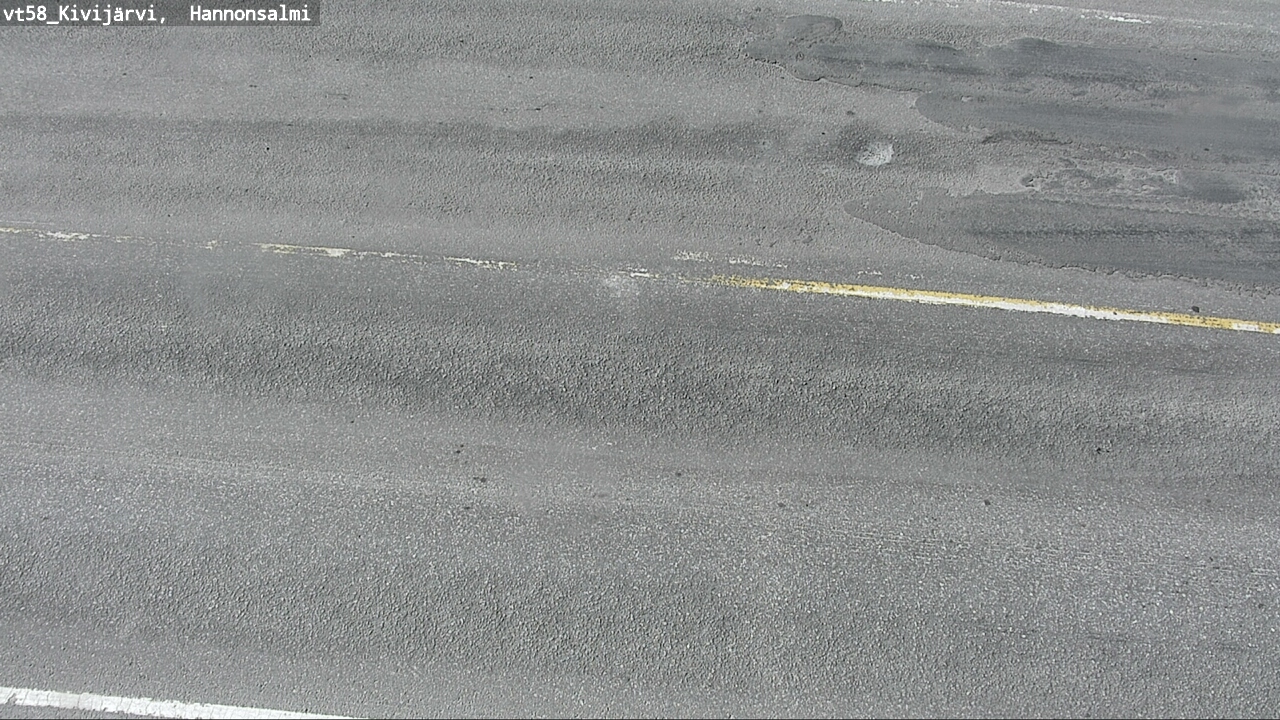 Weather Camera Image Road 58 Kivijärvi, Hannonsalmi, Kivijärvi, Keski-Suomi