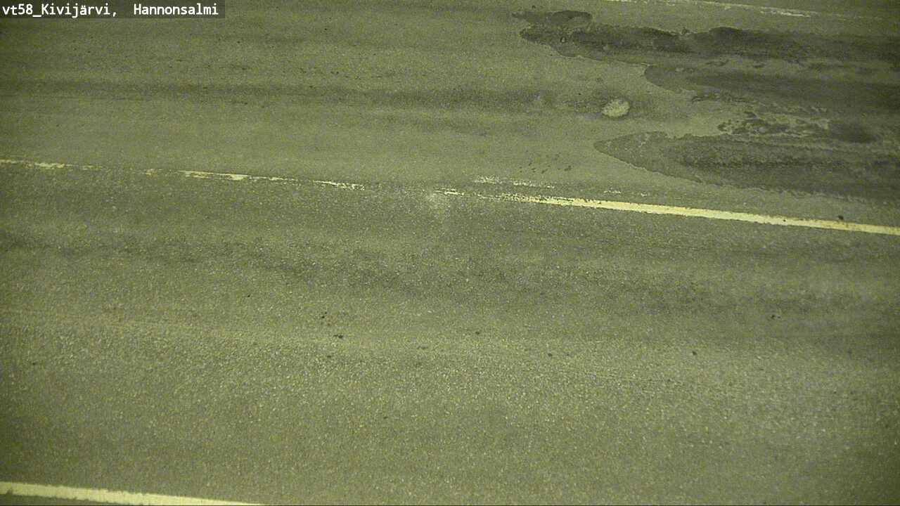 Weather Camera Image Road 58 Kivijärvi, Hannonsalmi, Kivijärvi, Keski-Suomi
