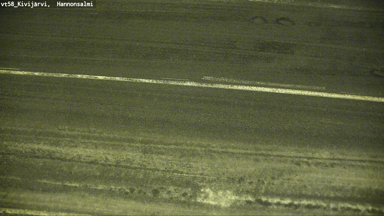 Weather Camera Image Road 58 Kivijärvi, Hannonsalmi, Kivijärvi, Keski-Suomi