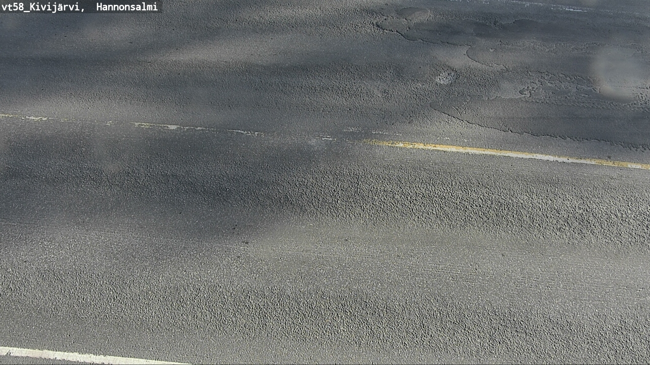 Weather Camera Image Road 58 Kivijärvi, Hannonsalmi, Kivijärvi, Keski-Suomi
