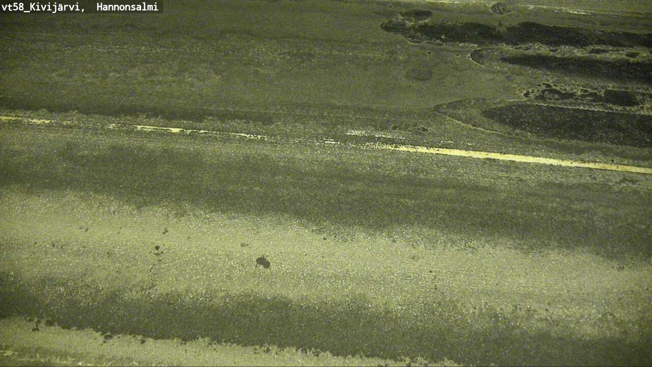 Weather Camera Image Road 58 Kivijärvi, Hannonsalmi, Kivijärvi, Keski-Suomi