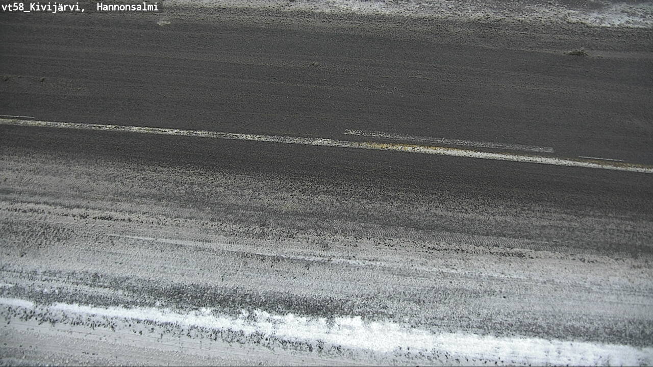 Weather Camera Image Väg 58 Kivijärvi, Hannonsalmi, Kivijärvi, Keski-Suomi