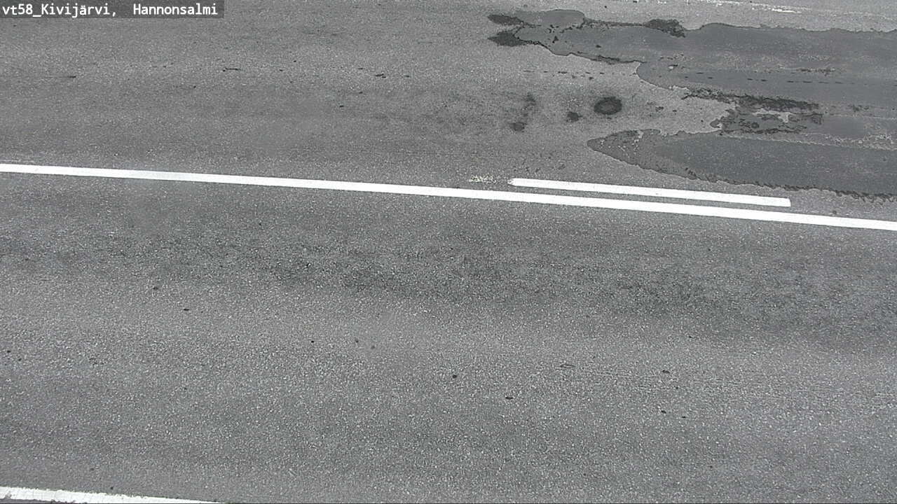 Weather Camera Image Road 58 Kivijärvi, Hannonsalmi, Kivijärvi, Keski-Suomi