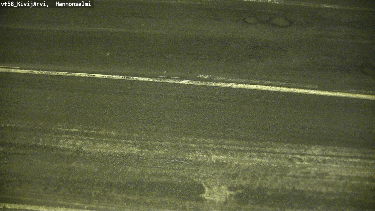 Weather Camera Image Road 58 Kivijärvi, Hannonsalmi, Kivijärvi, Keski-Suomi