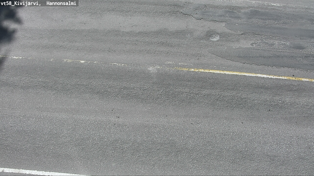 Weather Camera Image Road 58 Kivijärvi, Hannonsalmi, Kivijärvi, Keski-Suomi
