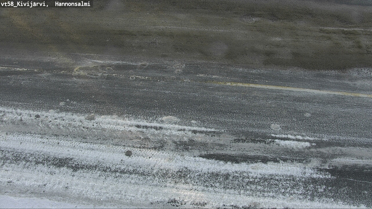 Weather Camera Image Road 58 Kivijärvi, Hannonsalmi, Kivijärvi, Keski-Suomi