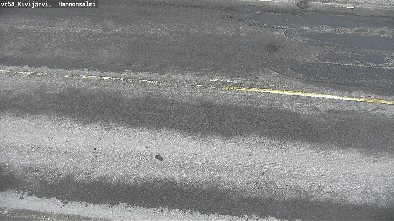 Weather Camera Image Road 58 Kivijärvi, Hannonsalmi, Kivijärvi, Keski-Suomi