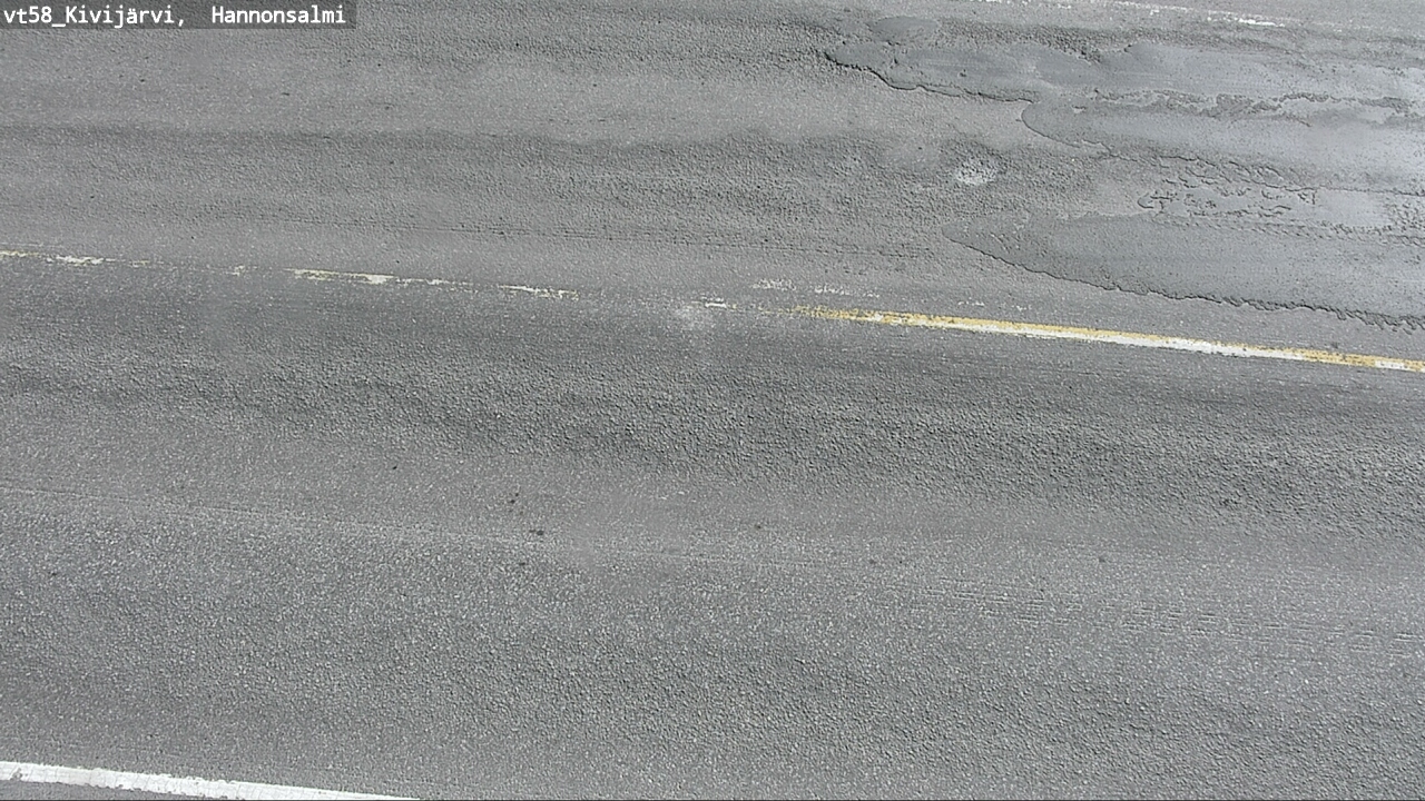 Weather Camera Image Road 58 Kivijärvi, Hannonsalmi, Kivijärvi, Keski-Suomi