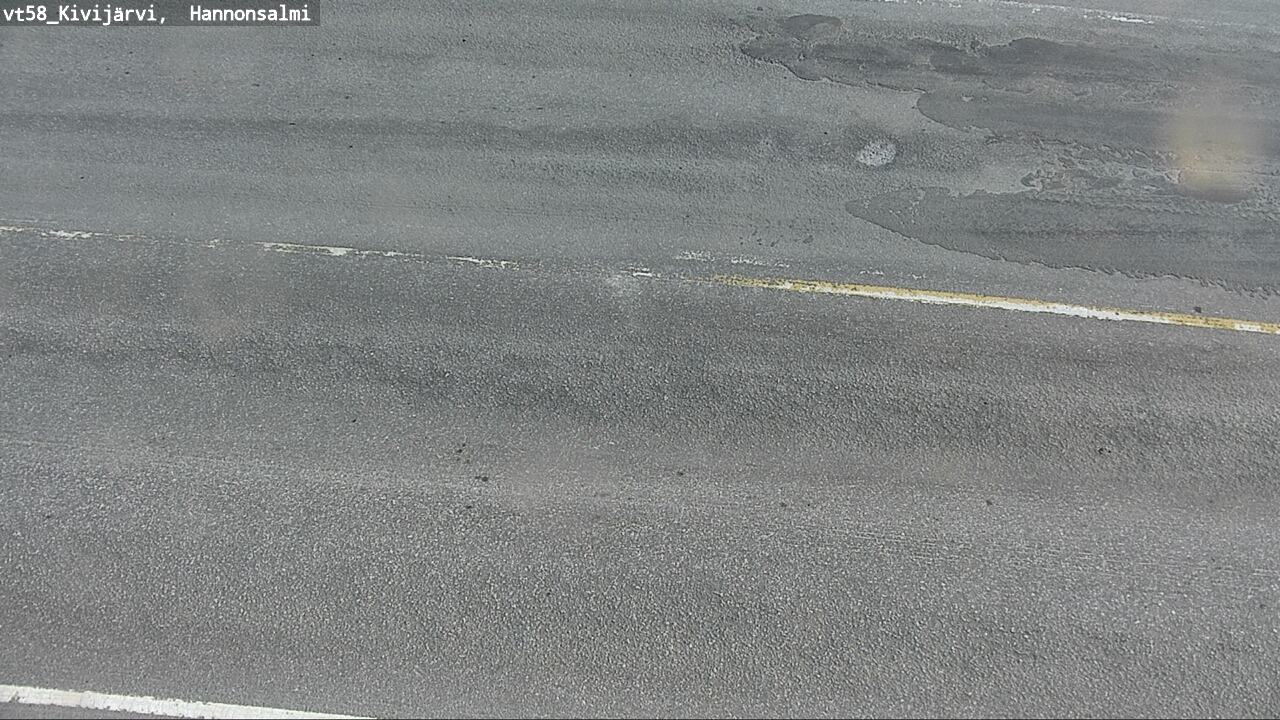 Weather Camera Image Road 58 Kivijärvi, Hannonsalmi, Kivijärvi, Keski-Suomi