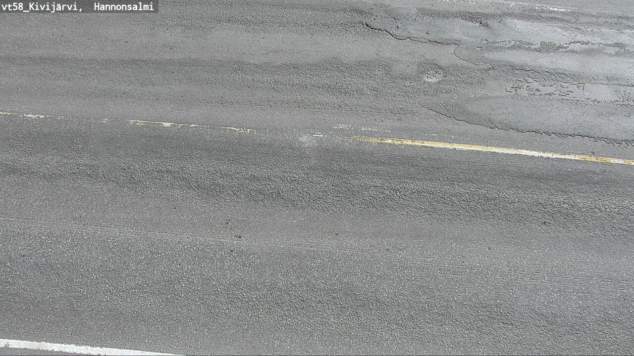Weather Camera Image Road 58 Kivijärvi, Hannonsalmi, Kivijärvi, Keski-Suomi