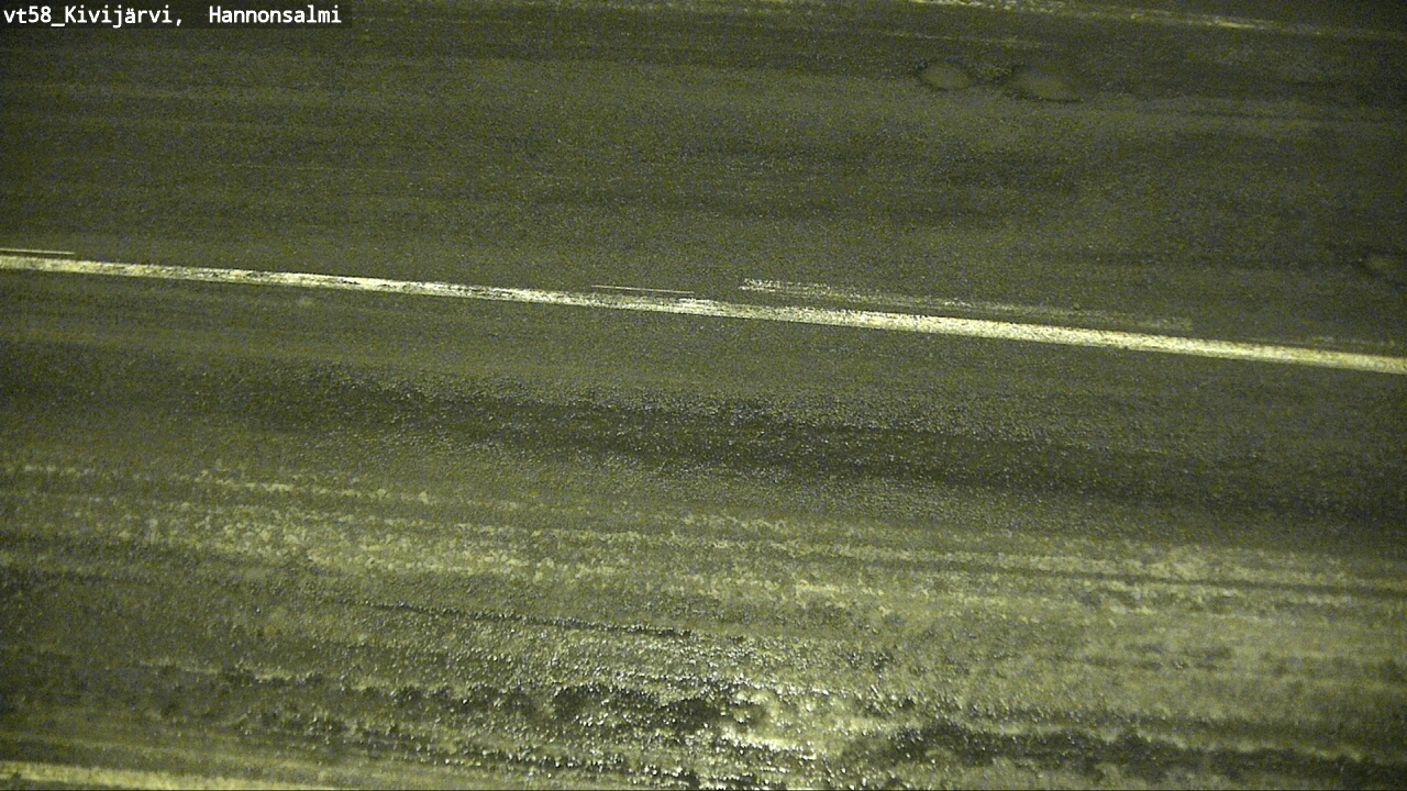 Weather Camera Image Road 58 Kivijärvi, Hannonsalmi, Kivijärvi, Keski-Suomi
