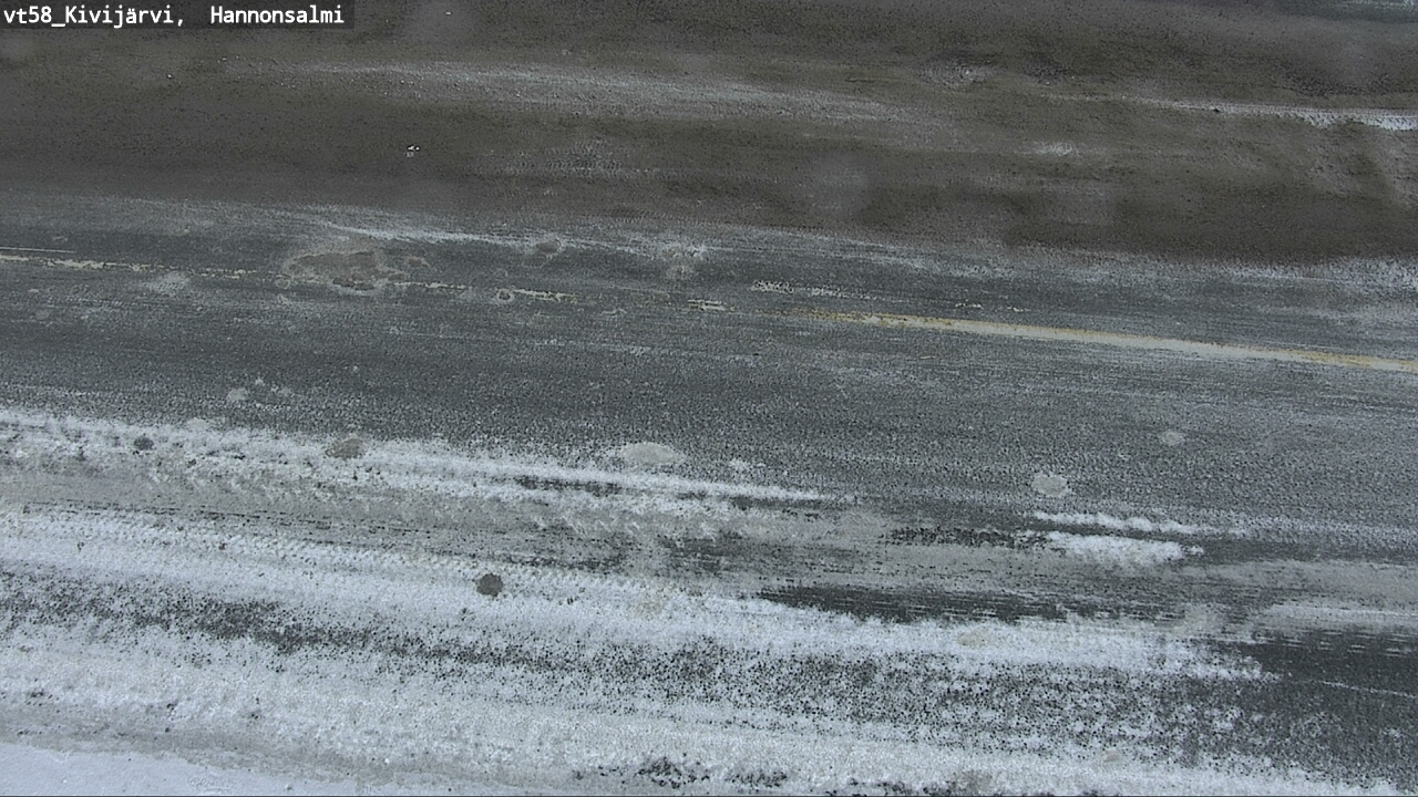 Weather Camera Image Road 58 Kivijärvi, Hannonsalmi, Kivijärvi, Keski-Suomi