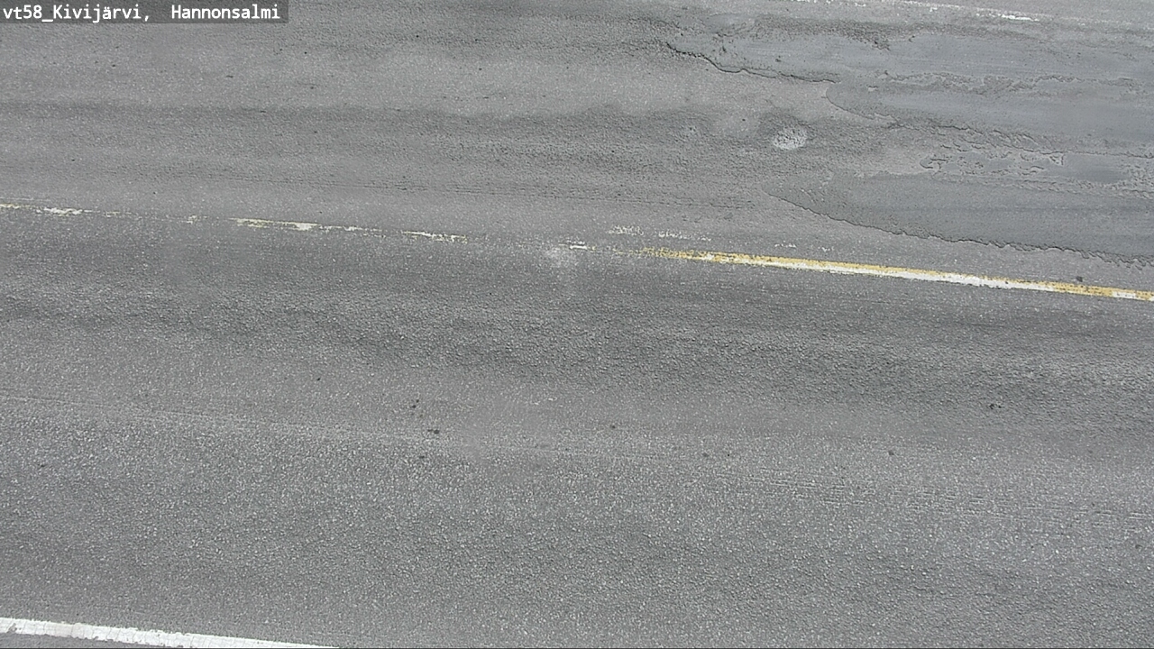 Weather Camera Image Road 58 Kivijärvi, Hannonsalmi, Kivijärvi, Keski-Suomi