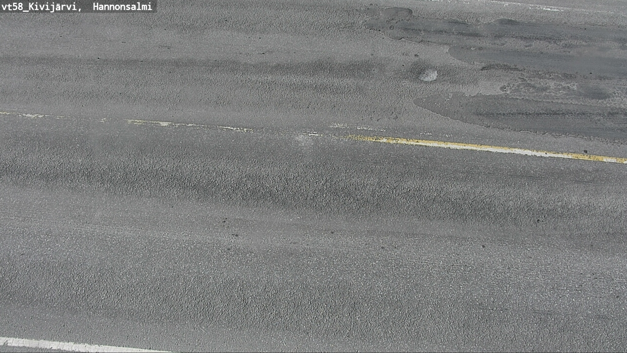 Weather Camera Image Road 58 Kivijärvi, Hannonsalmi, Kivijärvi, Keski-Suomi