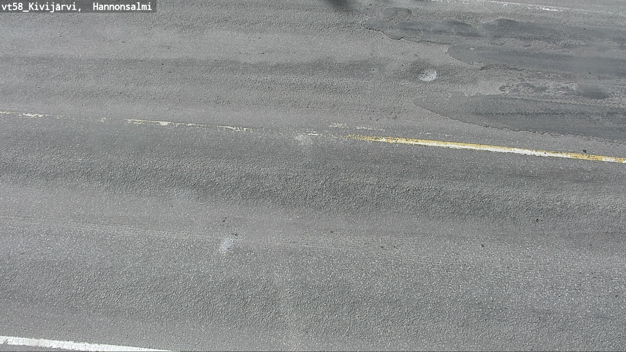Weather Camera Image Road 58 Kivijärvi, Hannonsalmi, Kivijärvi, Keski-Suomi