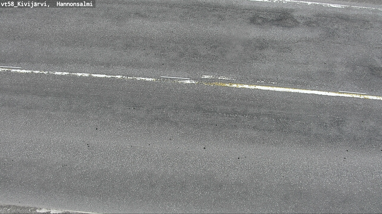 Weather Camera Image Väg 58 Kivijärvi, Hannonsalmi, Kivijärvi, Keski-Suomi