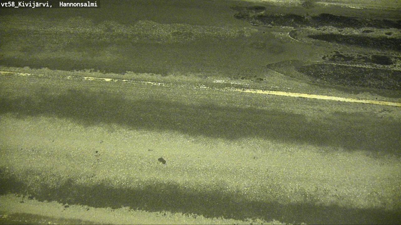Weather Camera Image Road 58 Kivijärvi, Hannonsalmi, Kivijärvi, Keski-Suomi