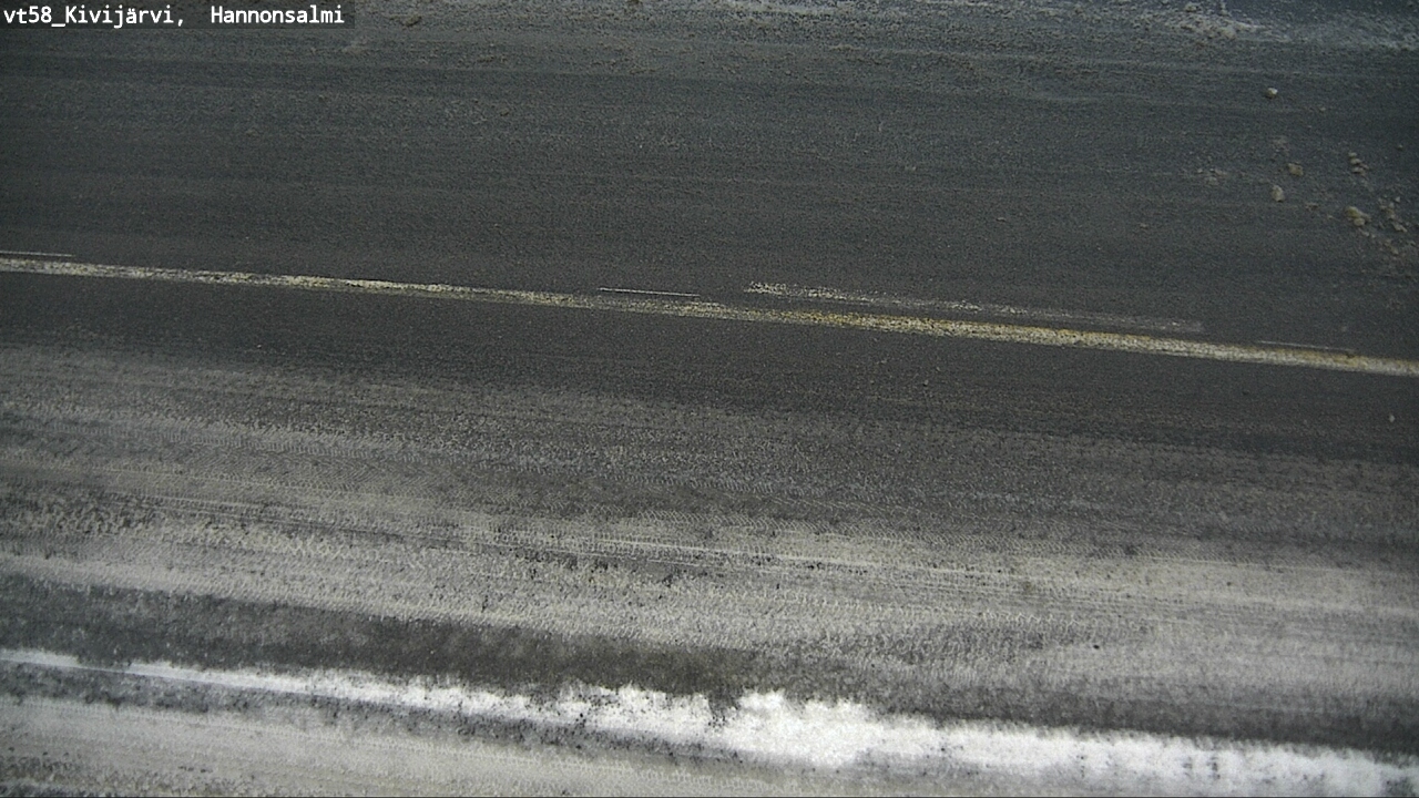 Weather Camera Image Road 58 Kivijärvi, Hannonsalmi, Kivijärvi, Keski-Suomi
