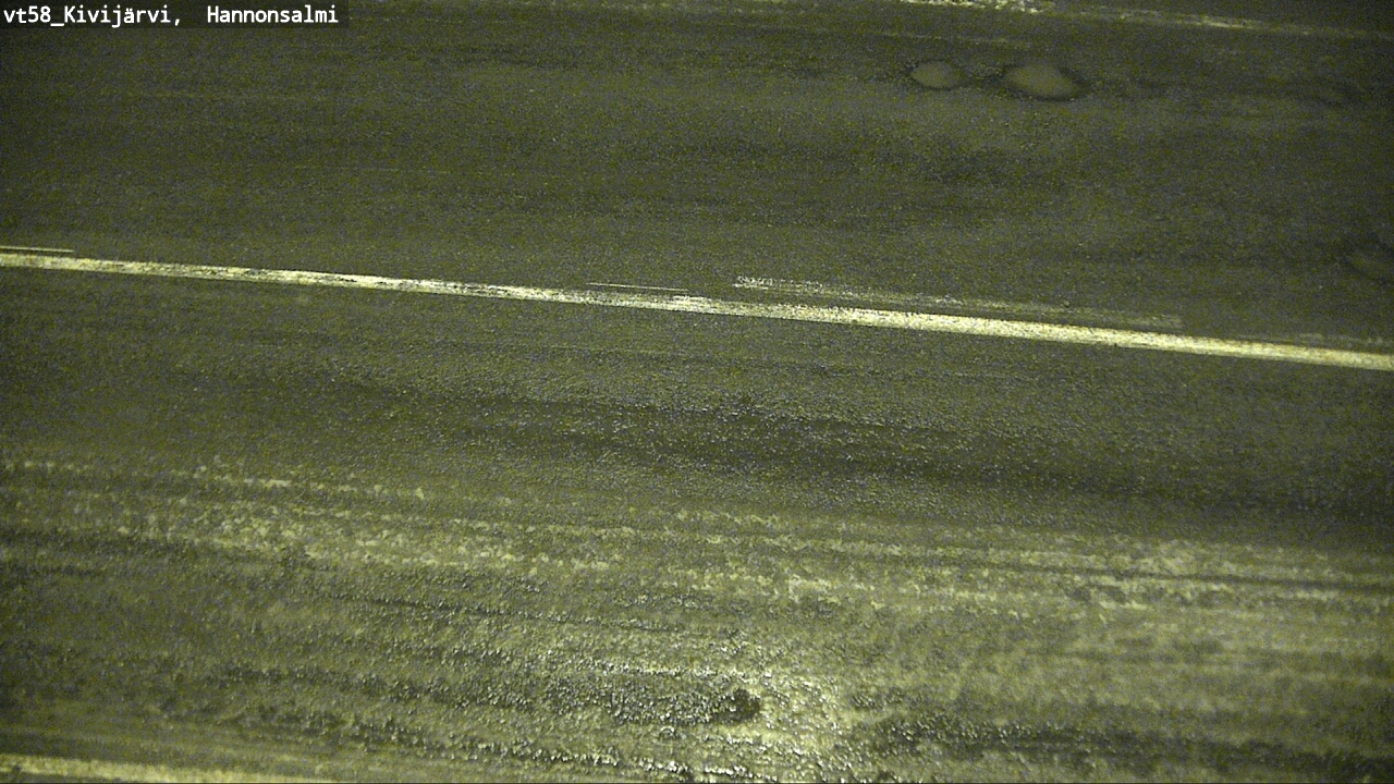 Weather Camera Image Road 58 Kivijärvi, Hannonsalmi, Kivijärvi, Keski-Suomi