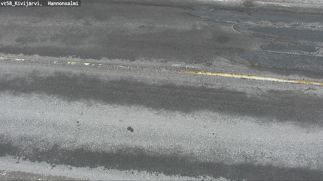 Weather Camera Image Road 58 Kivijärvi, Hannonsalmi, Kivijärvi, Keski-Suomi