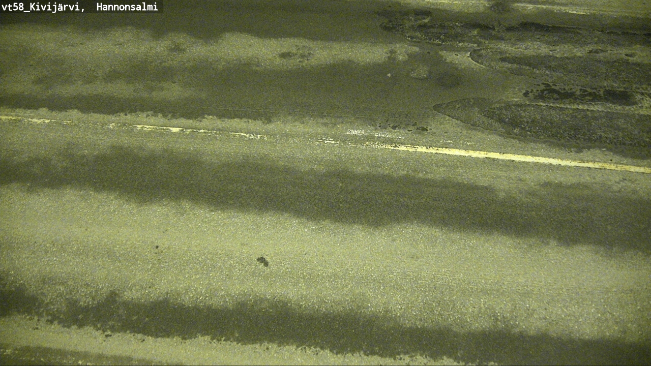 Weather Camera Image Road 58 Kivijärvi, Hannonsalmi, Kivijärvi, Keski-Suomi
