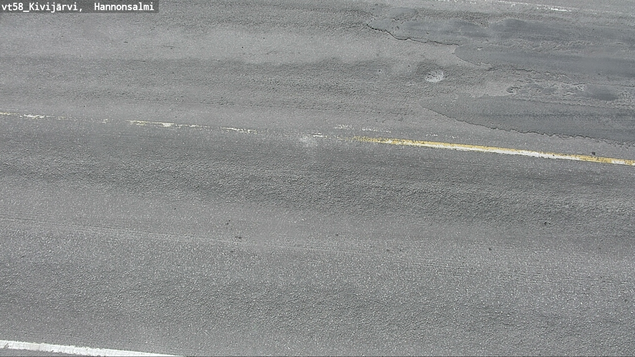 Weather Camera Image Road 58 Kivijärvi, Hannonsalmi, Kivijärvi, Keski-Suomi