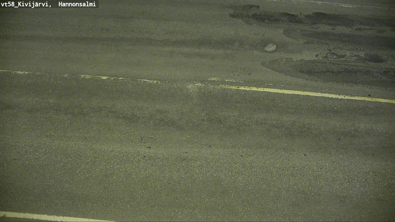 Weather Camera Image Road 58 Kivijärvi, Hannonsalmi, Kivijärvi, Keski-Suomi