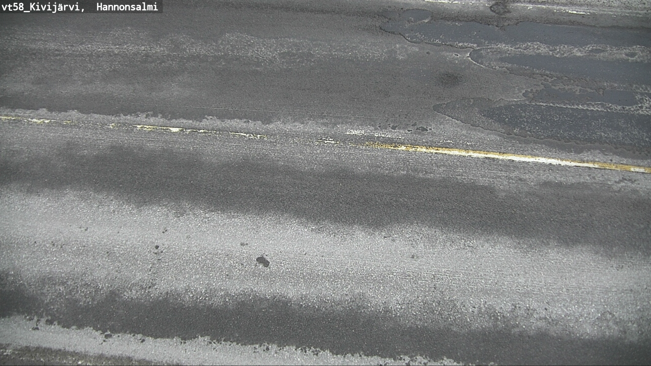 Weather Camera Image Road 58 Kivijärvi, Hannonsalmi, Kivijärvi, Keski-Suomi