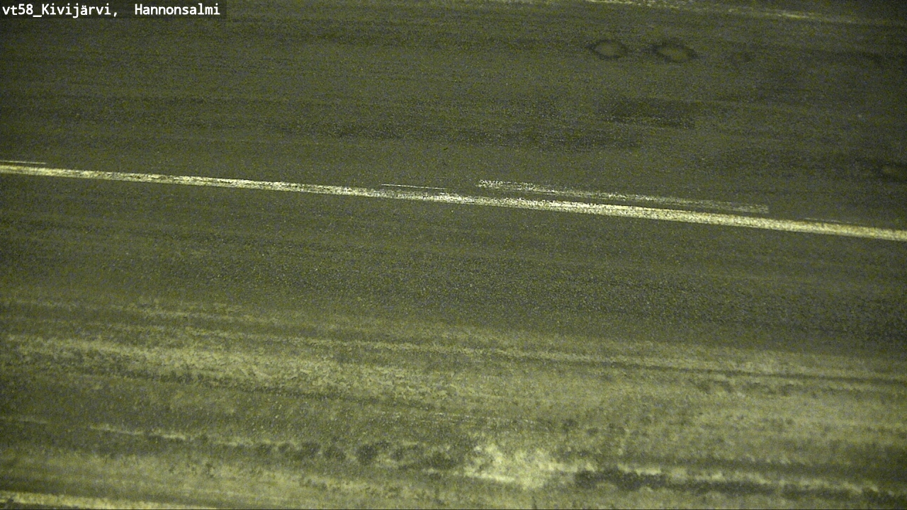 Weather Camera Image Road 58 Kivijärvi, Hannonsalmi, Kivijärvi, Keski-Suomi