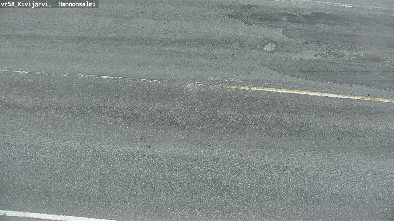 Weather Camera Image Road 58 Kivijärvi, Hannonsalmi, Kivijärvi, Keski-Suomi