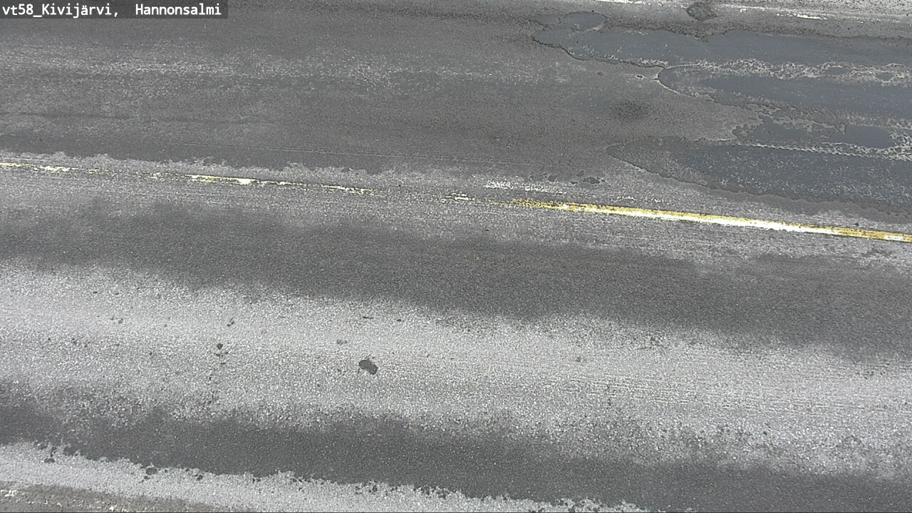 Weather Camera Image Road 58 Kivijärvi, Hannonsalmi, Kivijärvi, Keski-Suomi