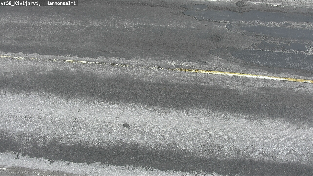 Weather Camera Image Road 58 Kivijärvi, Hannonsalmi, Kivijärvi, Keski-Suomi