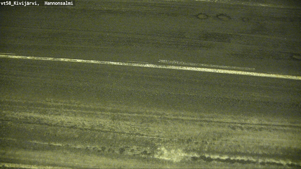 Weather Camera Image Road 58 Kivijärvi, Hannonsalmi, Kivijärvi, Keski-Suomi