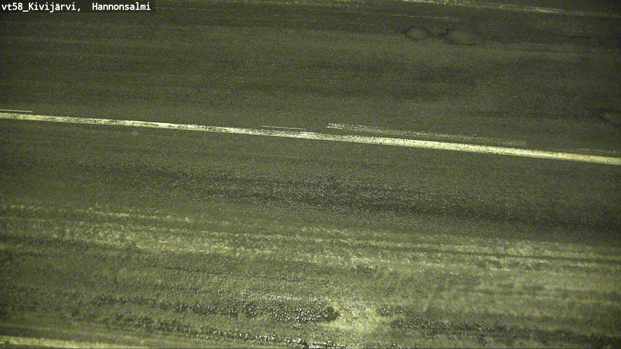 Weather Camera Image Road 58 Kivijärvi, Hannonsalmi, Kivijärvi, Keski-Suomi