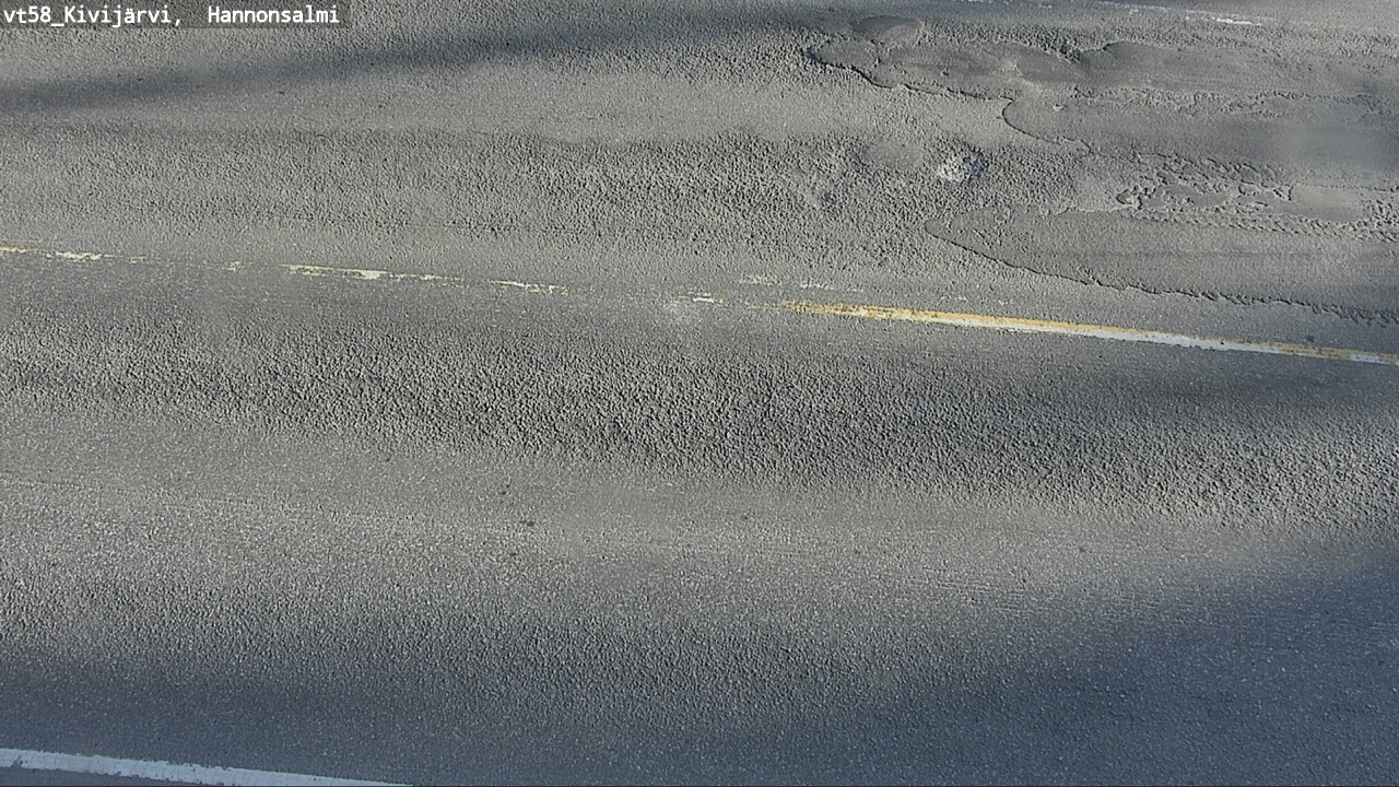 Weather Camera Image Road 58 Kivijärvi, Hannonsalmi, Kivijärvi, Keski-Suomi