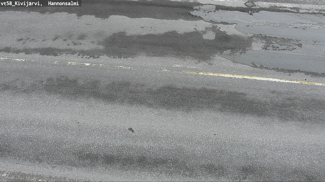 Weather Camera Image Road 58 Kivijärvi, Hannonsalmi, Kivijärvi, Keski-Suomi