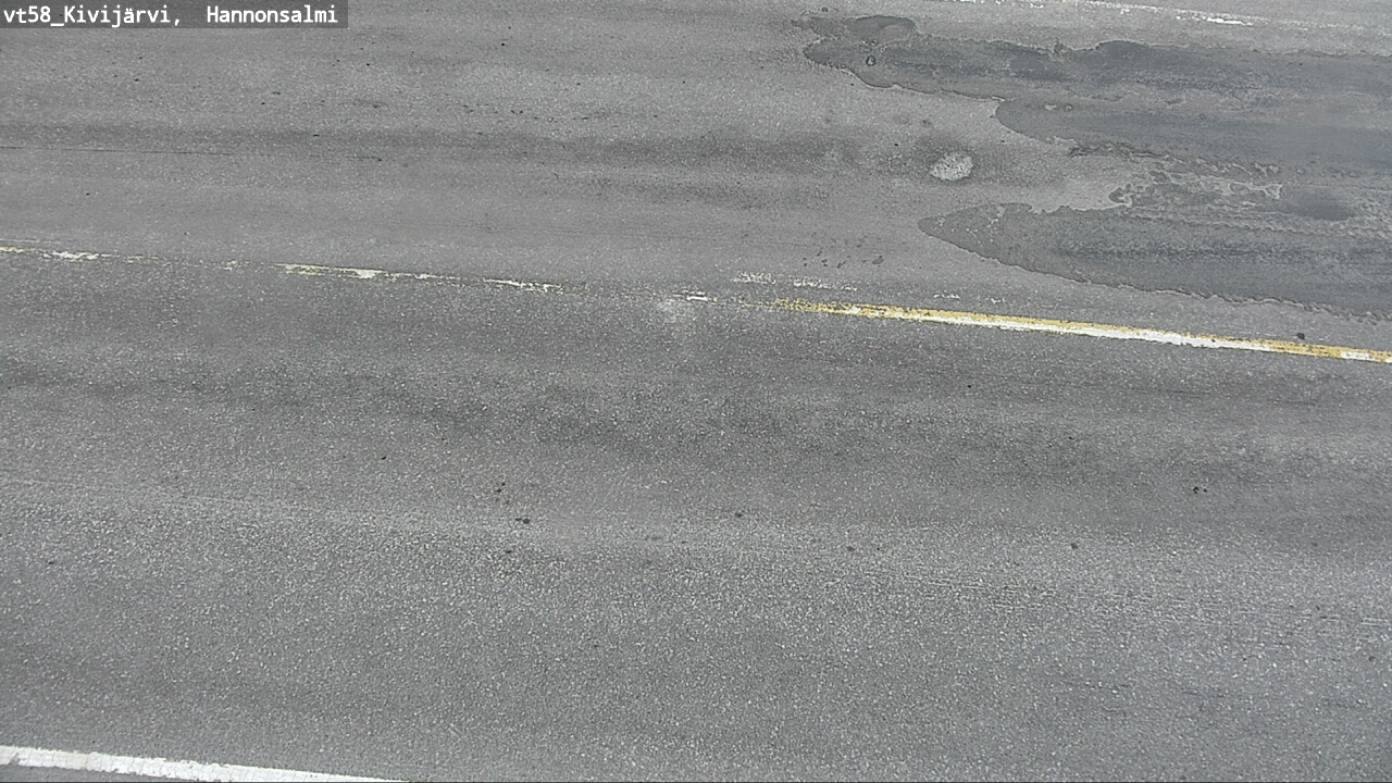 Weather Camera Image Väg 58 Kivijärvi, Hannonsalmi, Kivijärvi, Keski-Suomi