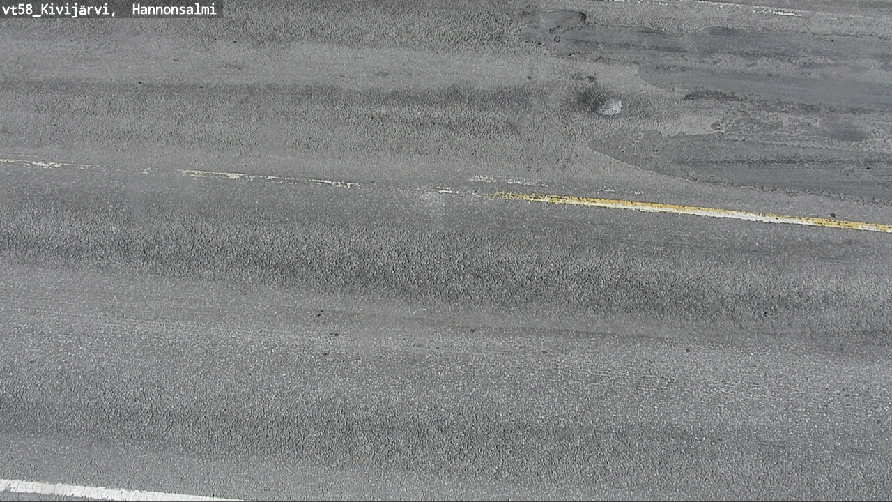 Weather Camera Image Road 58 Kivijärvi, Hannonsalmi, Kivijärvi, Keski-Suomi