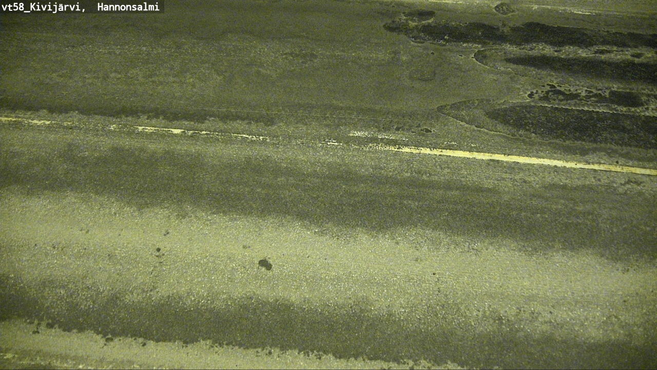 Weather Camera Image Road 58 Kivijärvi, Hannonsalmi, Kivijärvi, Keski-Suomi