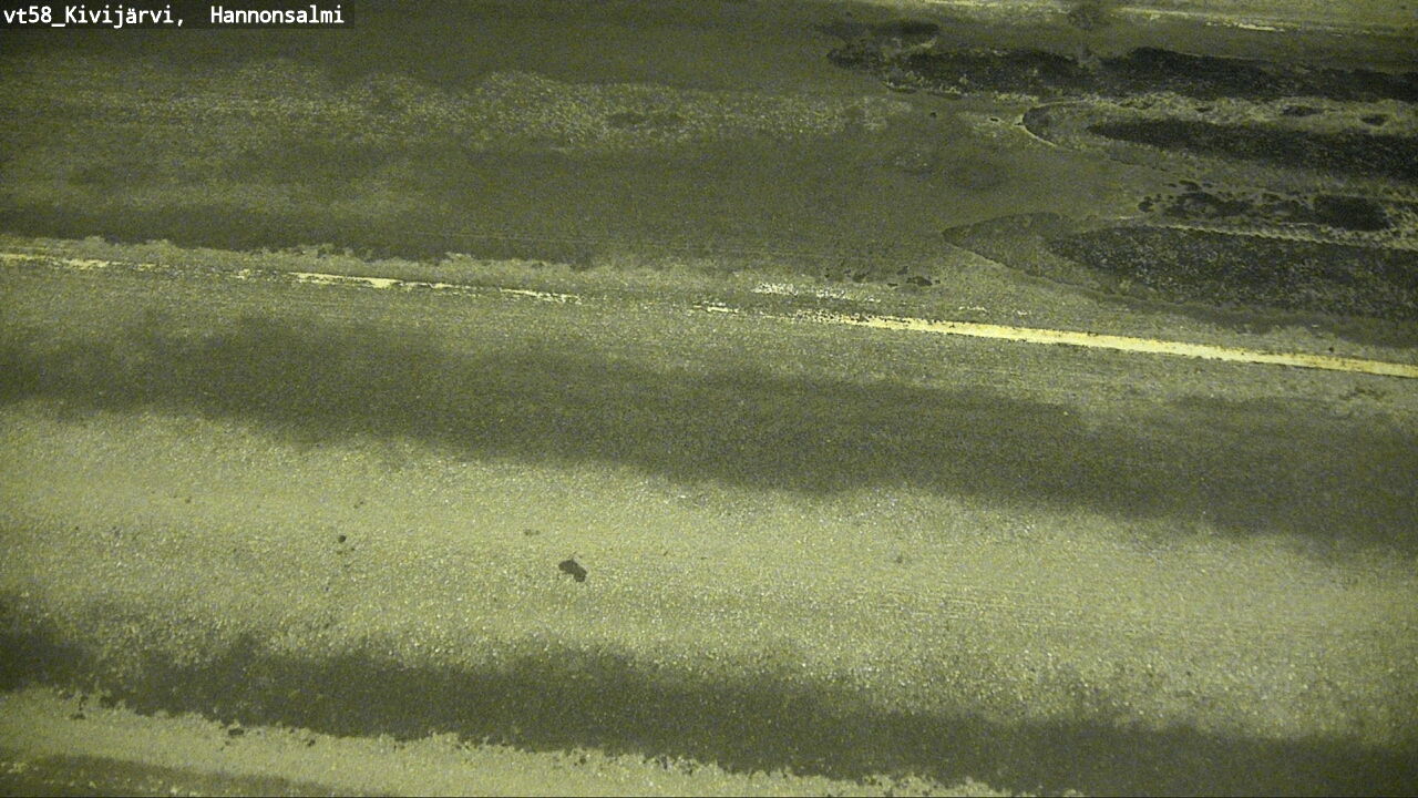 Weather Camera Image Road 58 Kivijärvi, Hannonsalmi, Kivijärvi, Keski-Suomi