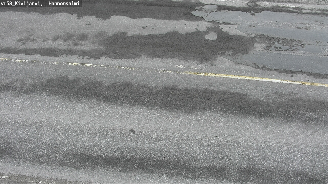 Weather Camera Image Road 58 Kivijärvi, Hannonsalmi, Kivijärvi, Keski-Suomi