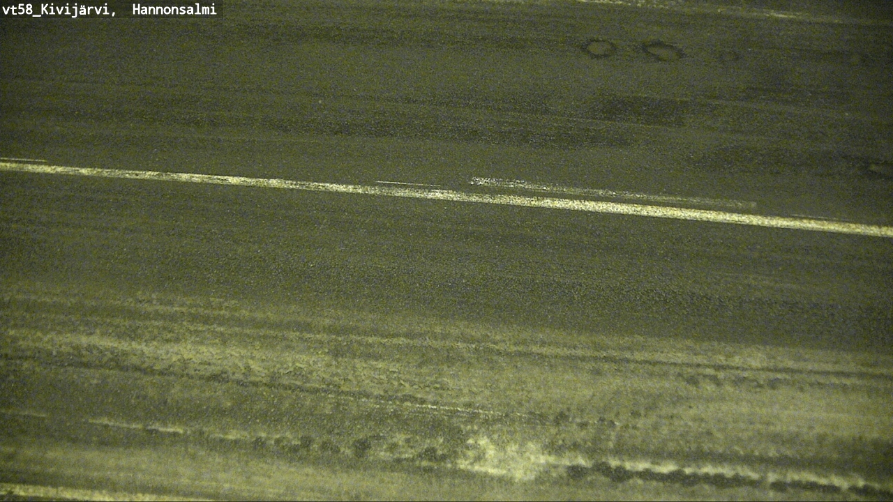 Weather Camera Image Road 58 Kivijärvi, Hannonsalmi, Kivijärvi, Keski-Suomi