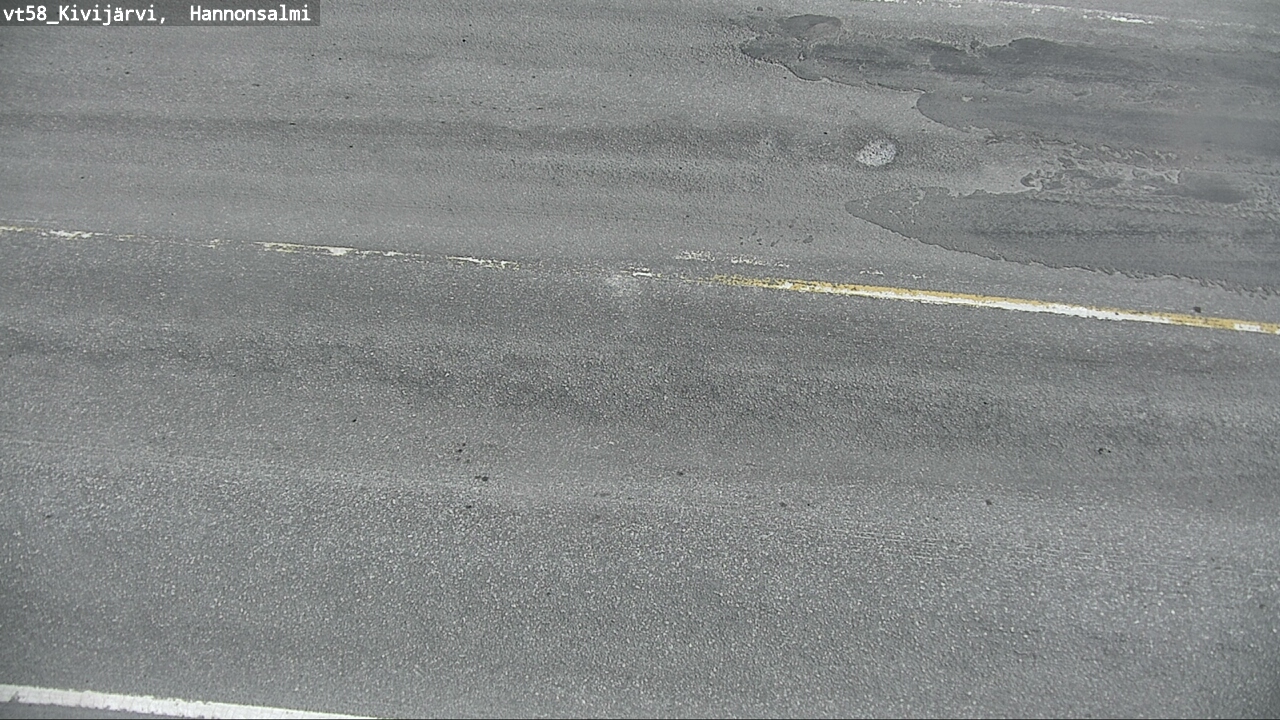 Weather Camera Image Road 58 Kivijärvi, Hannonsalmi, Kivijärvi, Keski-Suomi