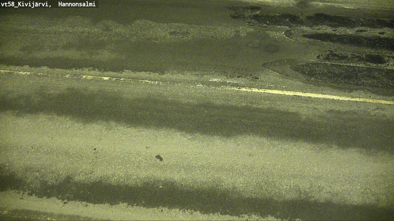 Weather Camera Image Road 58 Kivijärvi, Hannonsalmi, Kivijärvi, Keski-Suomi