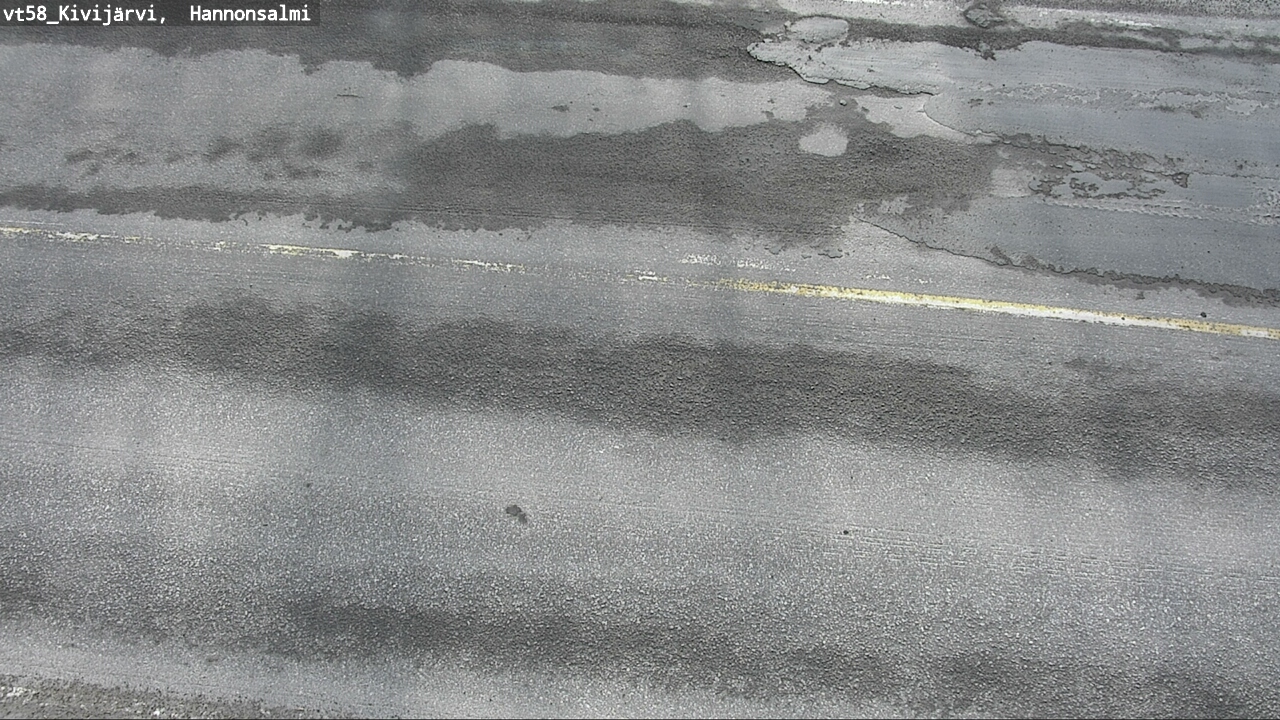 Weather Camera Image Road 58 Kivijärvi, Hannonsalmi, Kivijärvi, Keski-Suomi