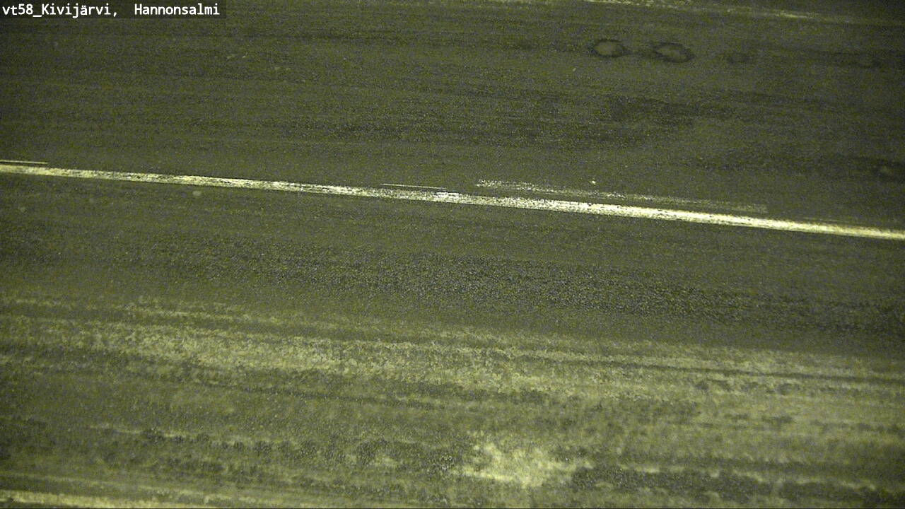Weather Camera Image Road 58 Kivijärvi, Hannonsalmi, Kivijärvi, Keski-Suomi